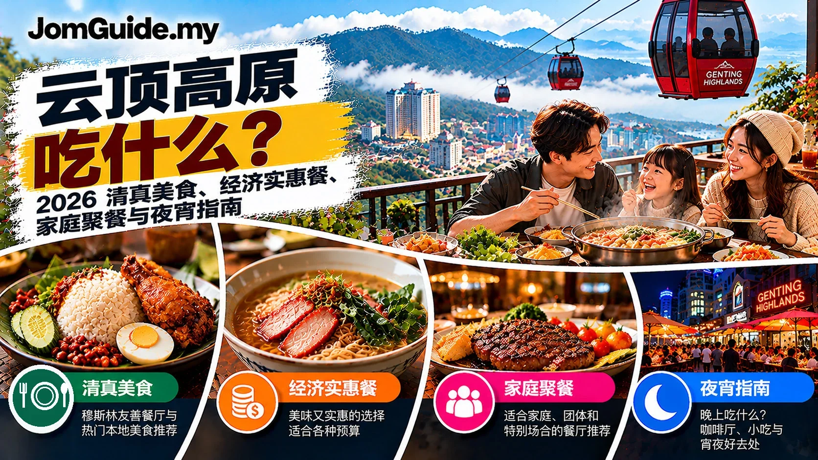 Genting Highlands 吃什么？2026 Halal Food、Budget Meal、Family Dinner 与 Late-night Guide