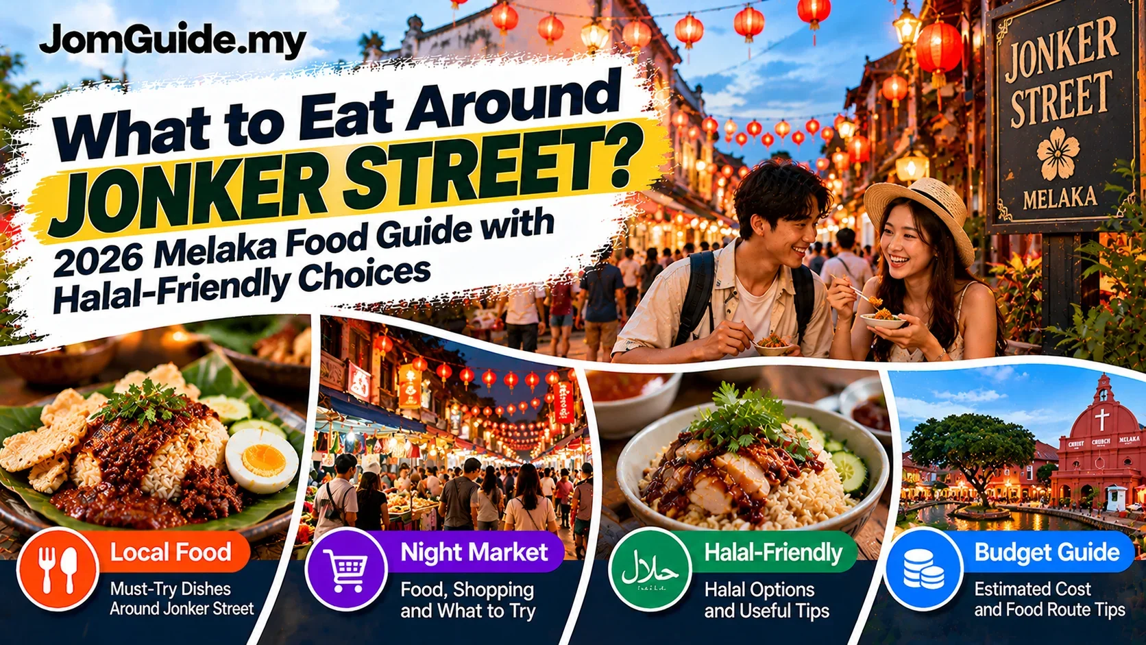 What to Eat Around Jonker Street? 2026 Melaka Food Guide with Halal-Friendly Choices