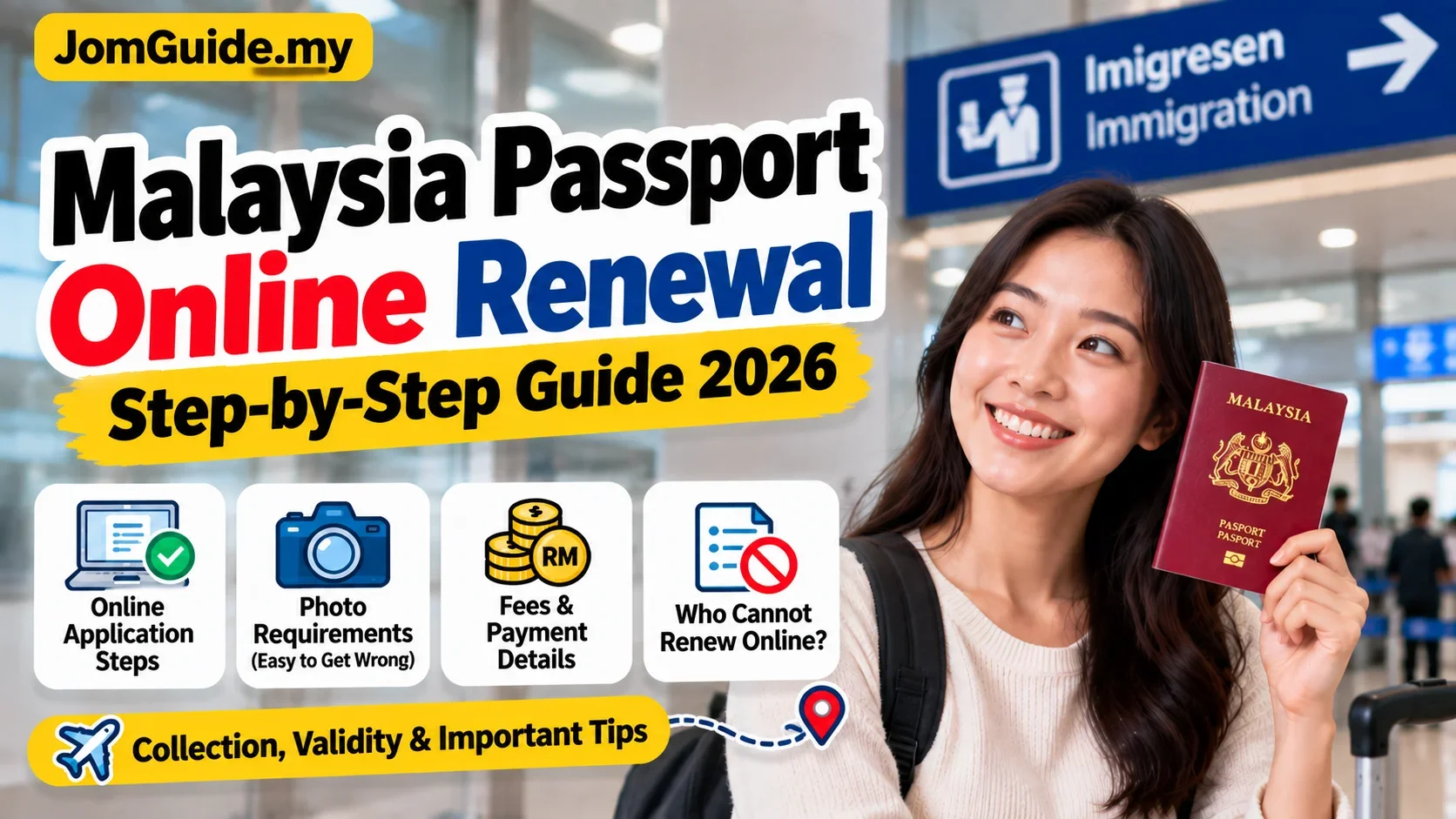 Malaysia Passport Online Renewal 2026: Photo Rules, Fees and What to Bring for Collection