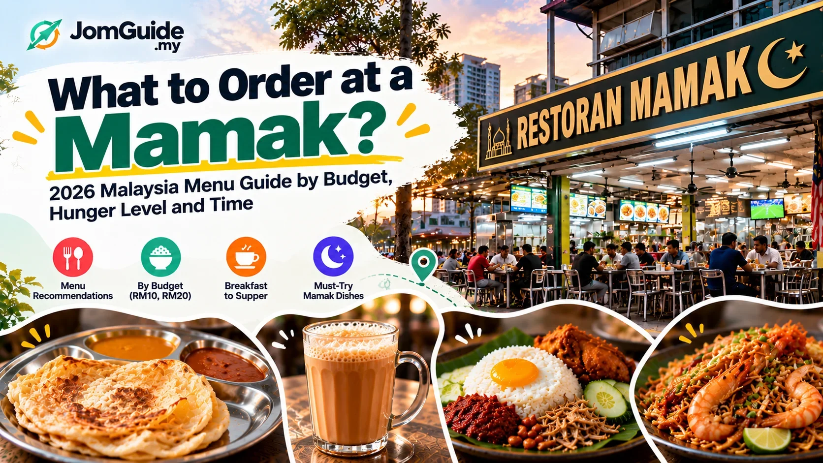 What to Order at a Mamak? 2026 Malaysia Menu Guide by Budget, Hunger Level and Time