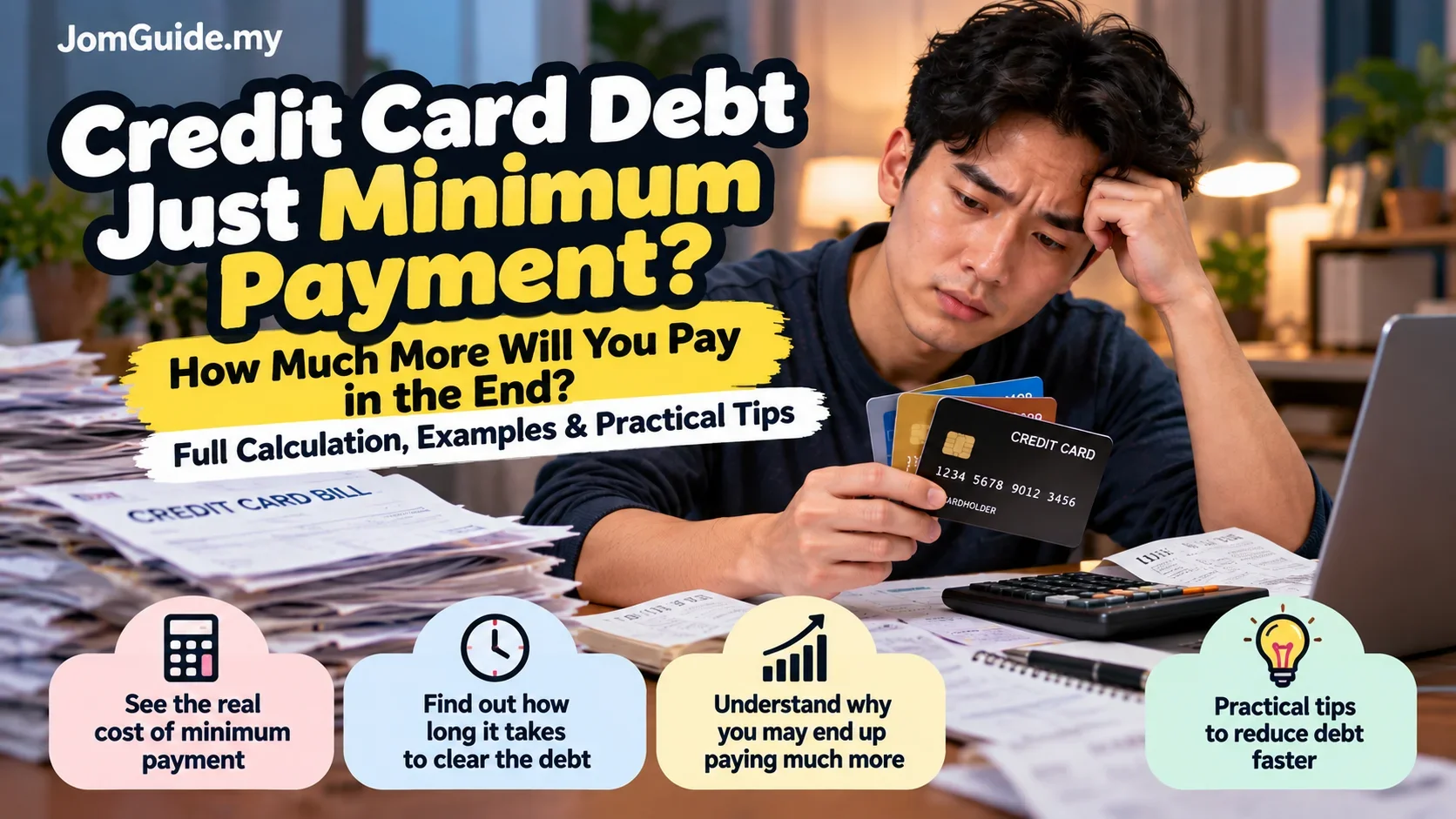 Credit Card RM5,000 Outstanding: How Much Interest If You Only Pay the Minimum?