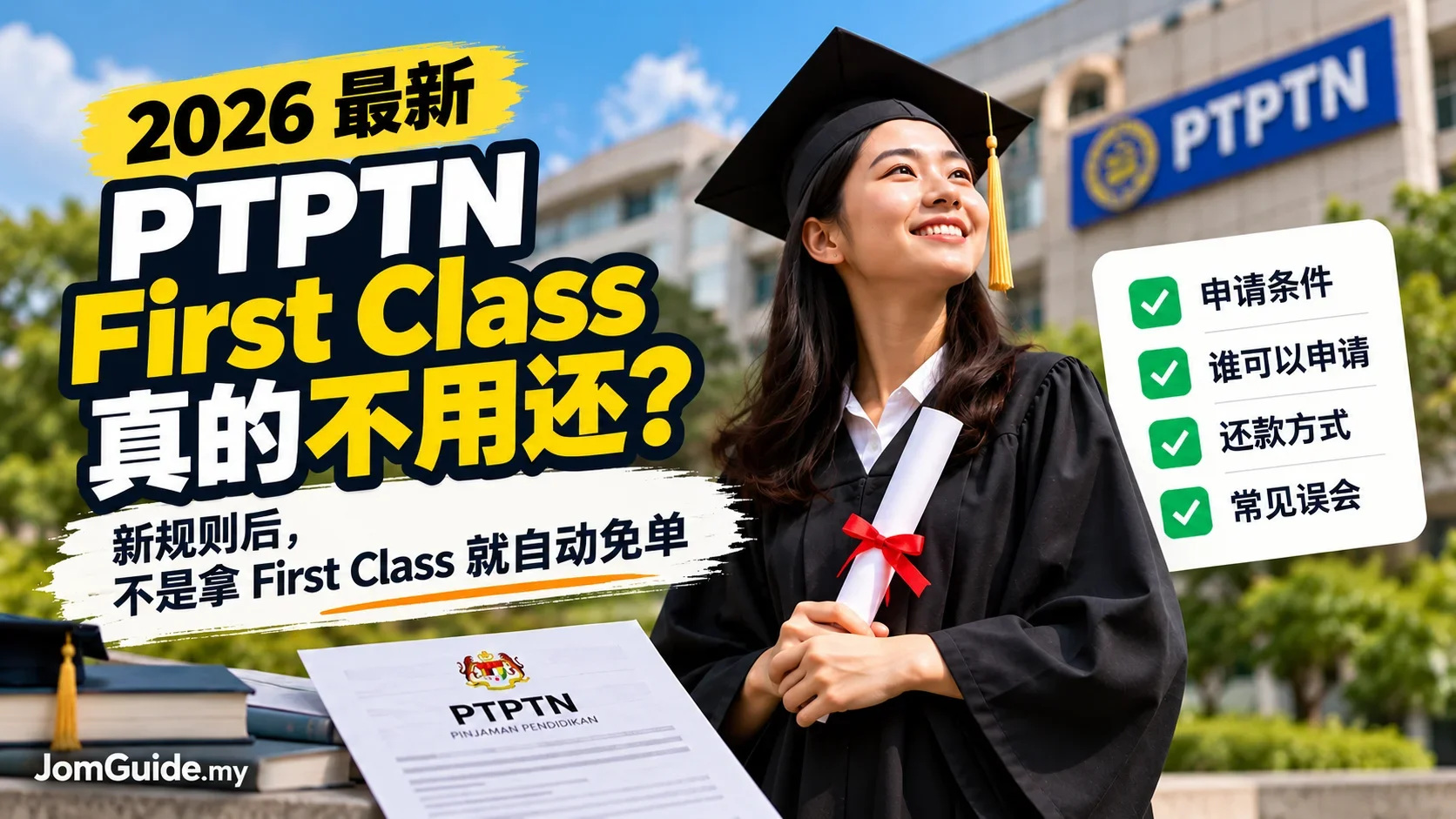 PTPTN First Class Exemption 2026: First Class No Longer Means Automatic Waiver