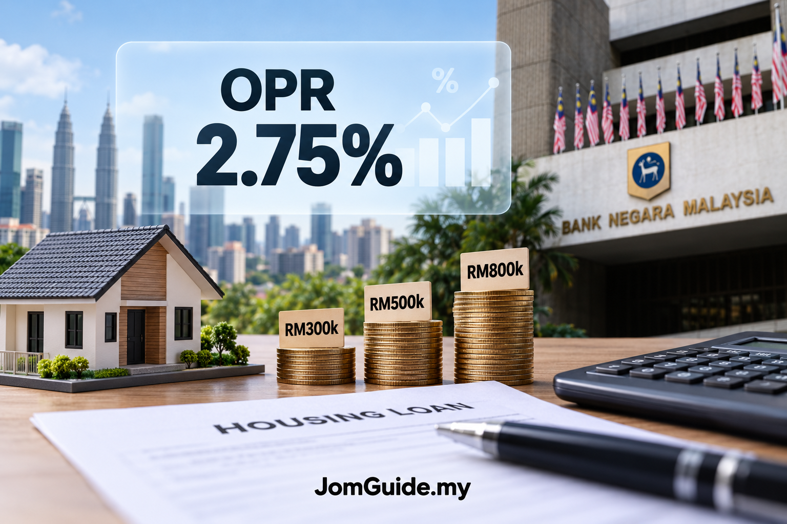 Malaysia OPR at 2.75%: What Does It Actually Mean for Your Housing Loan?