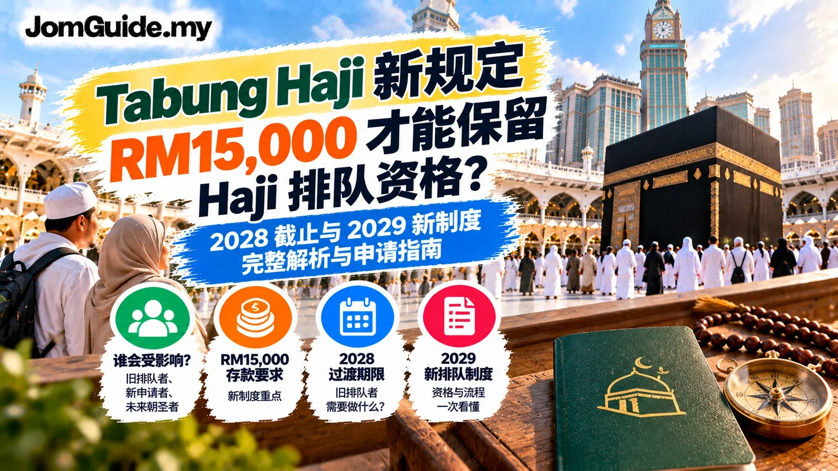 Tabung Haji RM15,000 新规定：旧排队者 2028 截止，2029 会怎样？