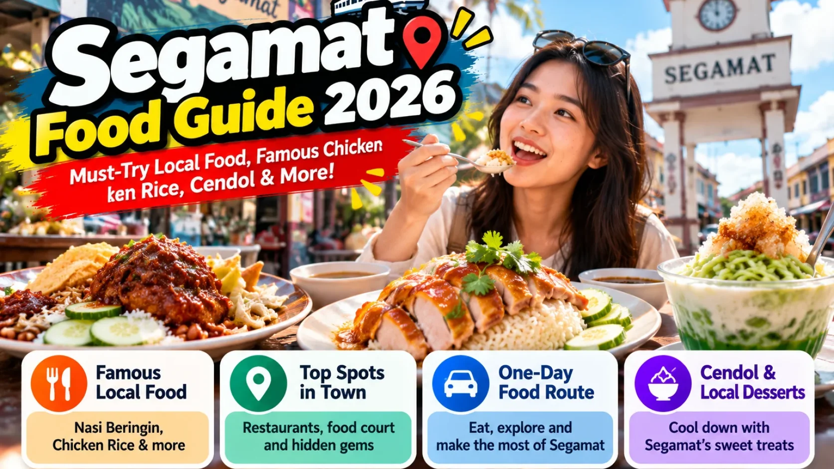 Segamat Food Guide 2026: Nasi Beringin, Chicken Rice, Cendol & Dinner