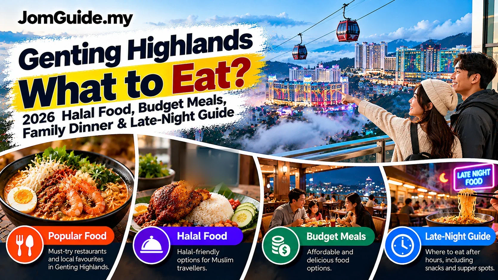 What to Eat in Genting Highlands? 2026 Halal Food, Budget Meals, Family Dinner and Late-Night Guide