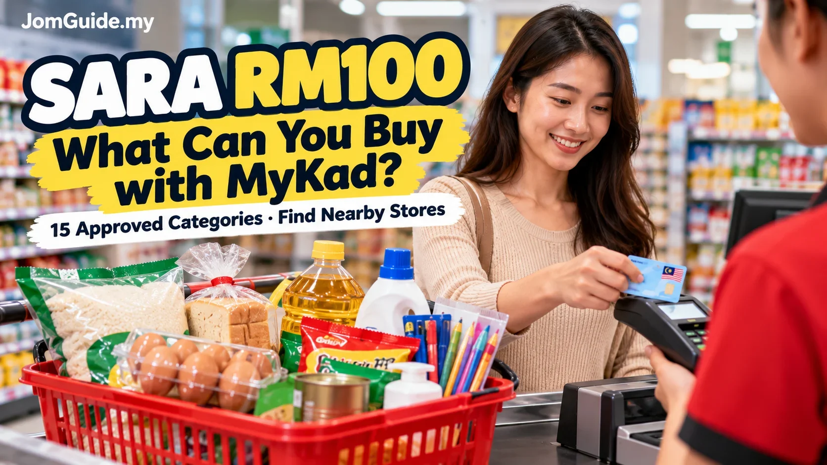 SARA RM100 on Your MyKad: All 15 Eligible Categories, Nearby Shops and How to Pay