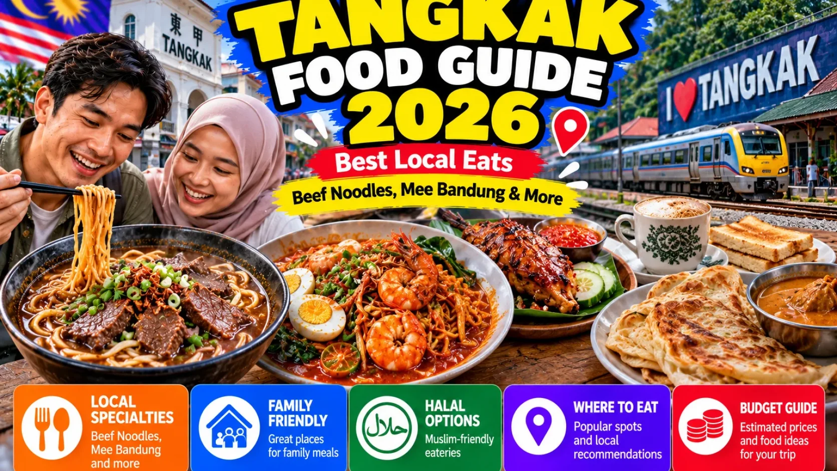 What to Eat in Tangkak? 2026 Local Food, Family Dinner, Café and Muslim-Friendly Guide