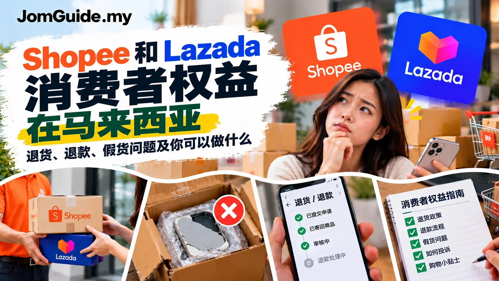 Shopee、Lazada 买到假货怎么办？Malaysia 新电商法提案、Refund 与 KPDN 投诉指南