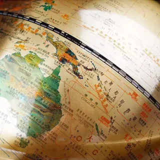 纯铜地球仪摆件 图 3