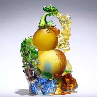 琉璃工艺水晶葫芦 图 2