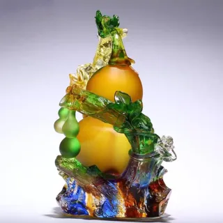 琉璃工艺水晶葫芦 图 3
