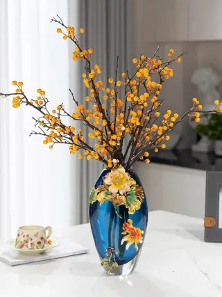 中式琉璃花器 · 一对 图 2