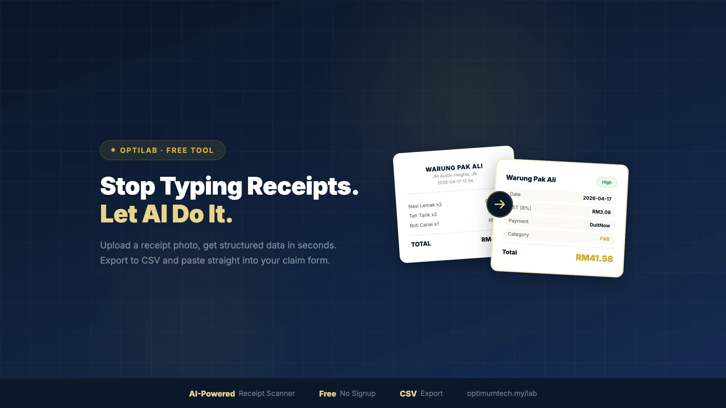 Stop Typing Receipts Into Spreadsheets — Use AI Instead