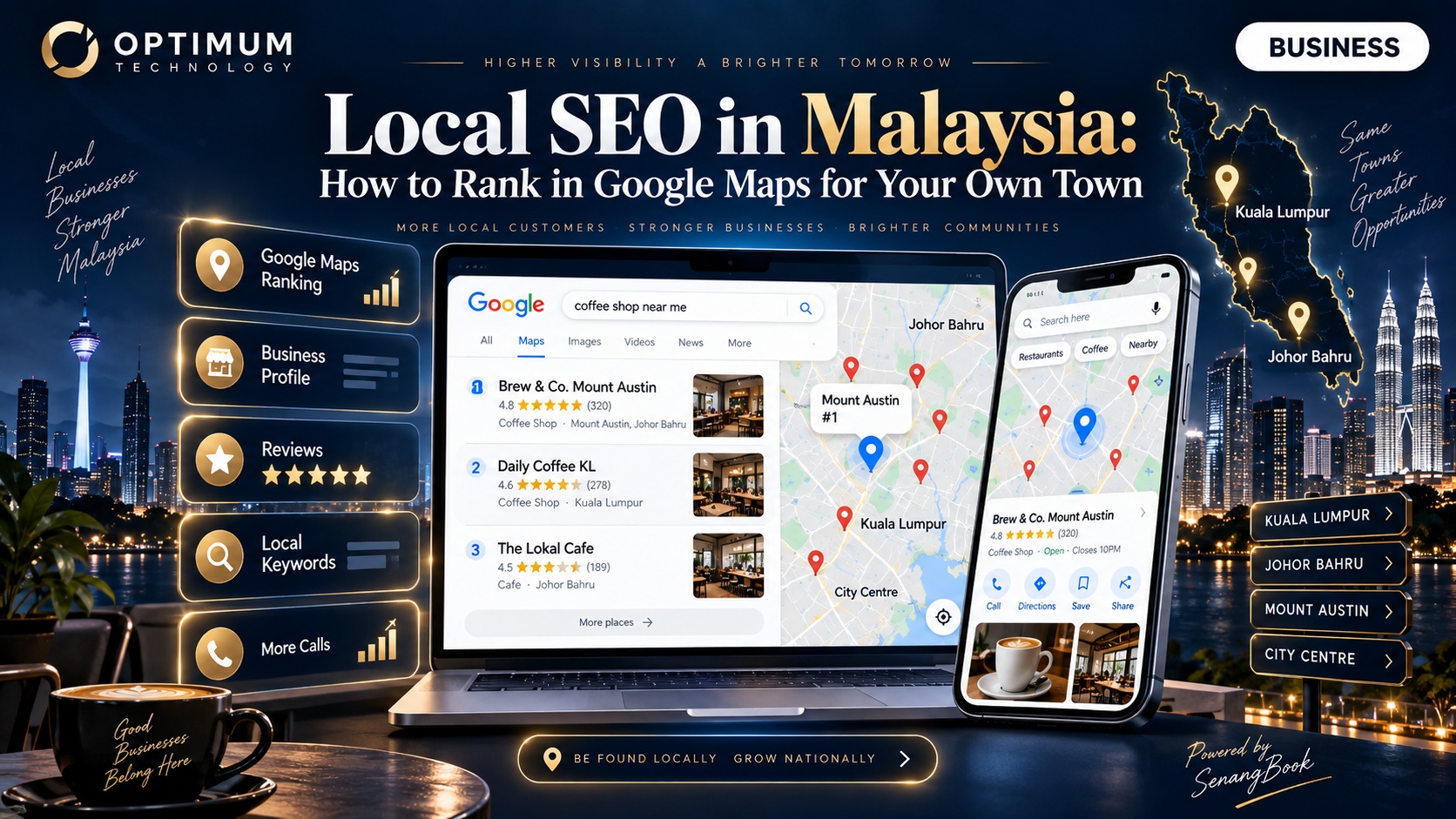 Local SEO in Malaysia: How to Rank in Google Maps for Your Own Town